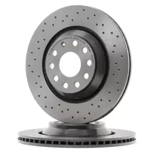 Image of BREMBO Brake disc VW,AUDI,SKODA 09.A200.1X 1K0615601N,5Q0615601E,1K0615601N Brake rotor,Brake discs,Brake rotors 5Q0615601E,5QM615601A