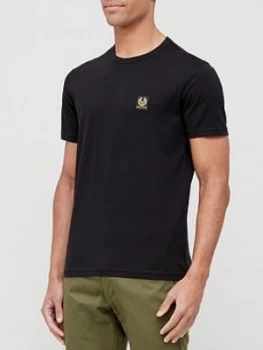 Image of Belstaff Chest Logo T-Shirt - Black