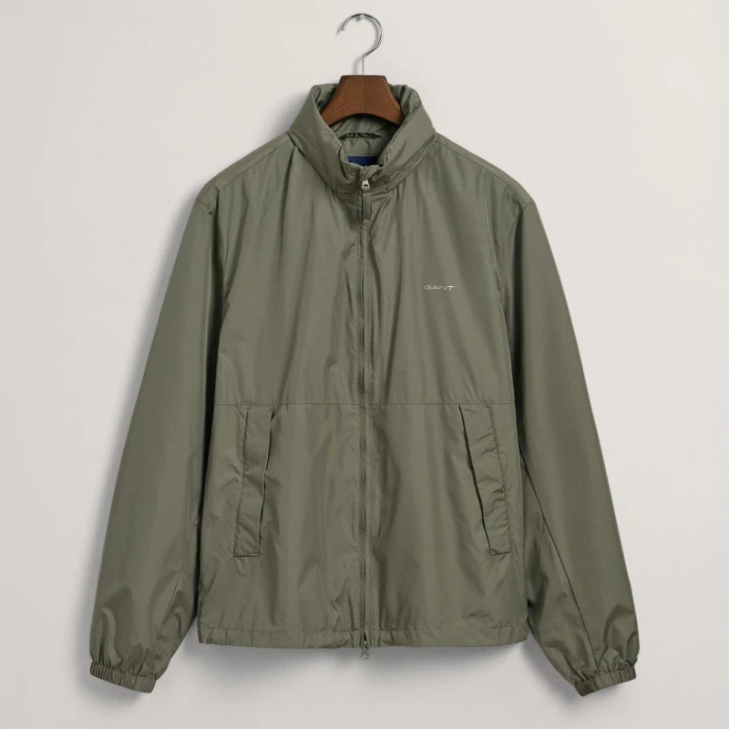 Image of Gant Light Windshielder Jacket Green male XS