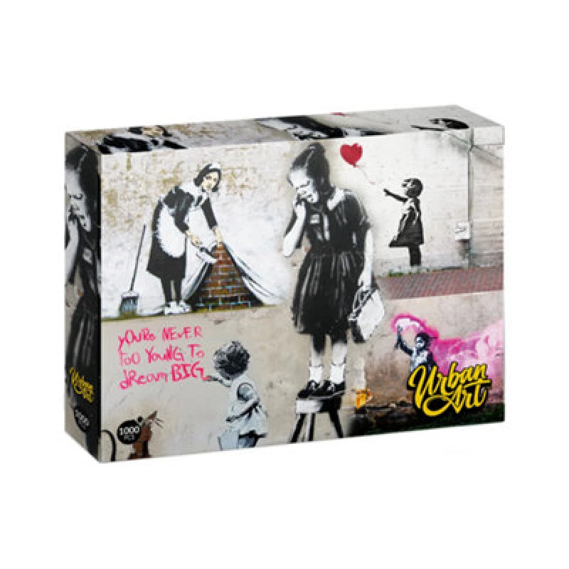 Image of Paul Lamond Games Urban Art: Banksy - Girl On A Stool - Brand New And Sealed