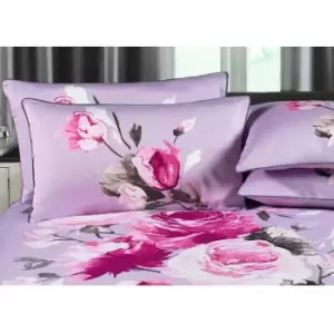 Image of Riva Home Windsor Pillowcase (Piped (Singles)) (Heather) - Heather
