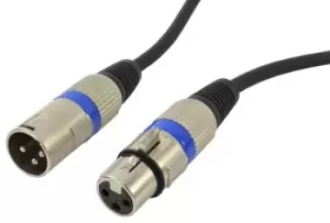 Image of Cobra Balanced XLR Mic Lead 3m Black