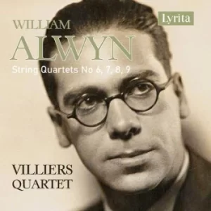 Image of William Alwyn String Quartets No 6 7 8 9 by William Alwyn CD Album