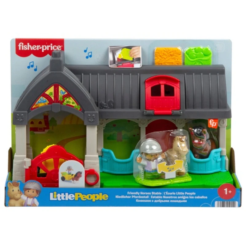 Image of Little People Little People Friendly Horses Stable Playset