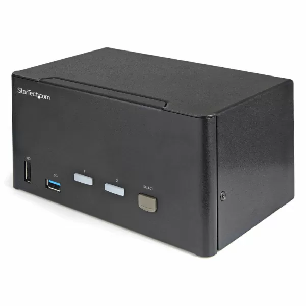 Image of StarTech.com 2 Port Triple Monitor DisplayPort KVM Switch