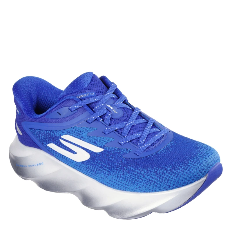 Image of Skechers AERO Burst Running Shoes Mens Royal Blue male 7 (41)