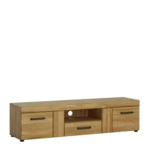 Image of Cortina 2 Door 1 Drawer Wide TV Cabinet In Grandson Oak Effect