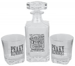 Image of Peaky Blinders - Gangs Of Birmingham Carafe Set Whiskey Glass transparent
