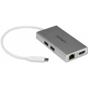 Image of Usb C Multiport Adapter Pd Silver