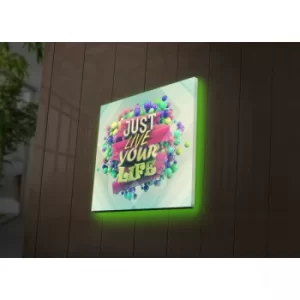 Image of 2828DACT-38 Multicolor Decorative LED Lighted Canvas Painting