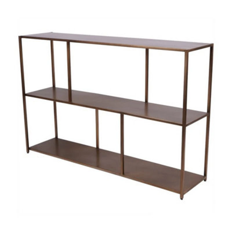 Image of Buttercup Farm Brooks Console Table Brushed Champagne - Iron - L30.5 X W122 X H80.7cm - Brushed Satin