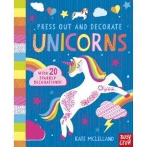 Image of Press Out and Decorate: Unicorns