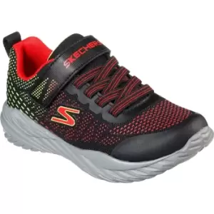 Image of Skechers Boys Nitro Sprint Karvo Stretch Lace Trainers UK Size 9.5 (EU 27)