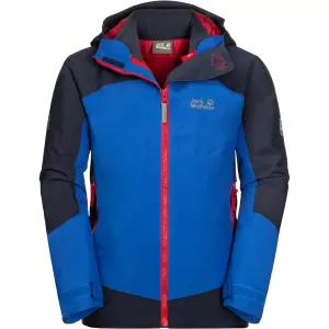 Image of Jack Wolfskin Iceland Jacket Junior Boys - coastal blue
