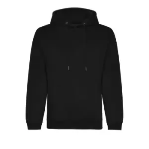 Image of Awdis Mens Organic Hoodie (S) (Deep Black)