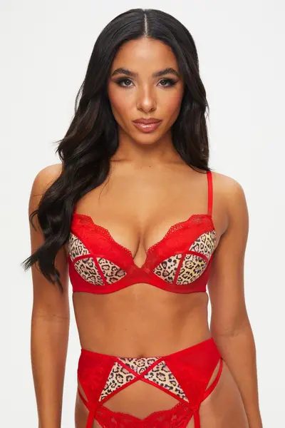 Image of Ann Summers Instinctive Padded Plunge Red