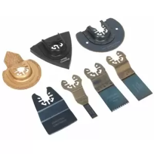 Image of Multi-Tool All-Purpose Blade Set 7pc SMTS7 - Sealey
