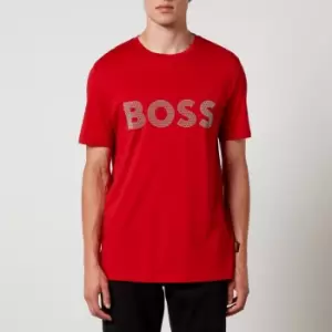 Image of BOSS Orange Teerete Cotton-Jersey T-Shirt - S