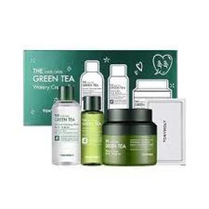 Image of TONYMOLY The Chok Chok Green Tea Watery Cream Set Holiday Edition 2020