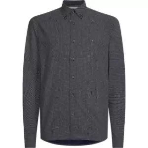 Image of Tommy Hilfiger Core Flex Mini Geo Prt Rf Shirt - White