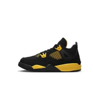 Image of jordan JORDAN 4 RETRO THUNDER PS, BLACK/WHITE-TOUR YELLOW