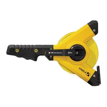 Image of Stabila - LBM 1000 Open Fibreglass Tape 30m (Width 13mm) (Metric only)