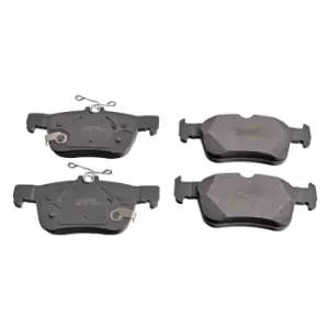 Image of Brake Pad Set ADF124210 by Blue Print rear axle