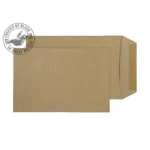 Image of Blake Purely Everyday 254x178mm 115gm2 Gummed Pocket Envelopes Manilla