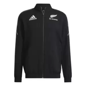 Image of adidas New Zealand All Blacks Presentation Jacket 2022 2023 Mens - Black