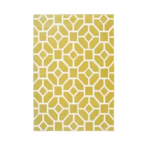 Image of Homemaker Daytona Rug Geo Ochre 080X150Cm