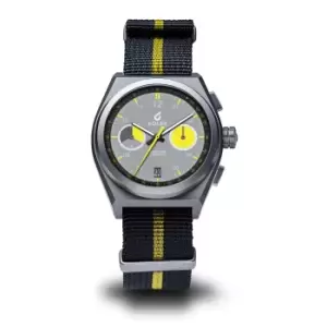 Image of BOLDR Venture Rally III Wells Junior Black Nylon Strap Wristwatch