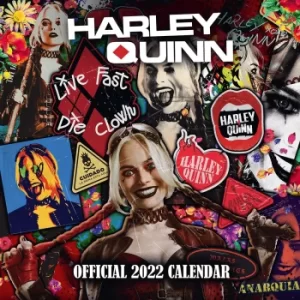 Image of Harley Quinn 2022 Wall Calendar Wall Calendar multicolour