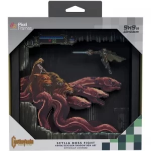 Image of Pixel Frames Castlevania Symphony Of The Night: Scylla Boss Fight Shadow Box Art