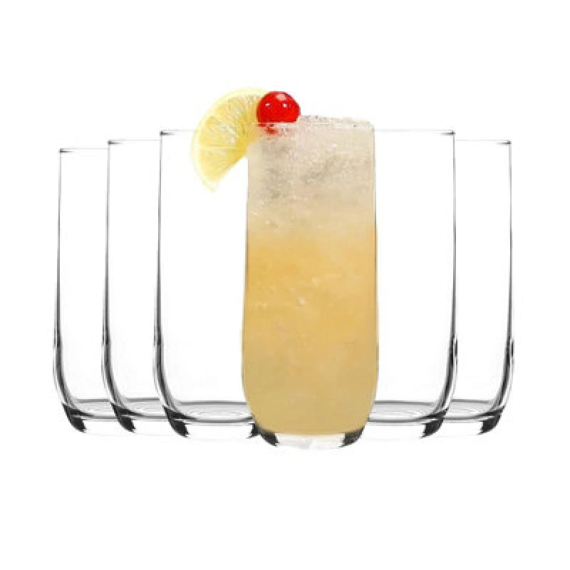 Image of LAV Glassware Lav Sude Highball Glasses - 415Ml - Clear
