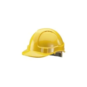 Image of BBrand Wheel Ratchet Safety Helmet Yellow