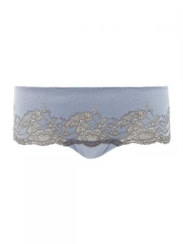 Image of Wacoal Lace Affair Tanga Ice Blue