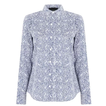 Image of Scotch and Soda Regular Fit Shirt - Blue 218