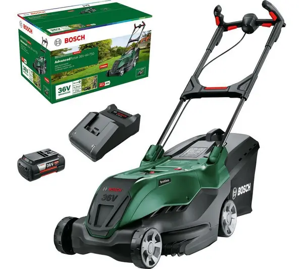 Image of Bosch AdvancedRotak 36V-44-750 36V 1 x 6Ah Li-ion Cordless Rotary Lawnmower