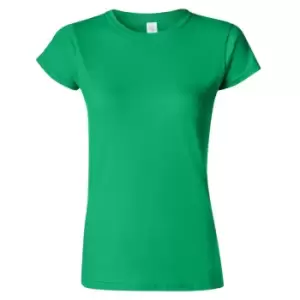 Image of Gildan Ladies Soft Style Short Sleeve T-Shirt (S) (Irish Green)