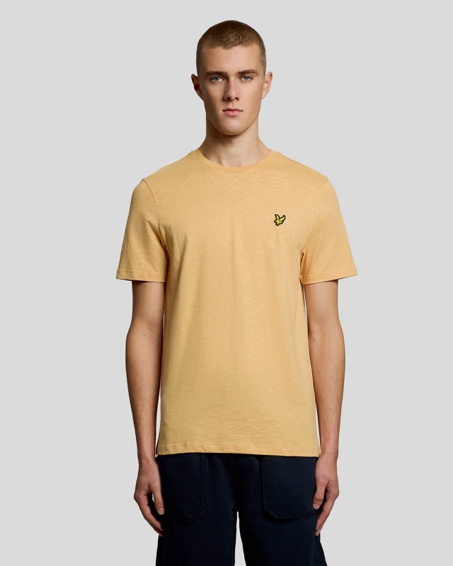 Image of Lyle & Scott Jersey T-Shirt Lyle & Scott Beige Male L