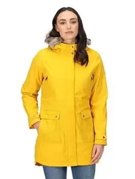 Image of Regatta Sabinka Waterproof Insulated Jacket, Mustard, Size 8, Women
