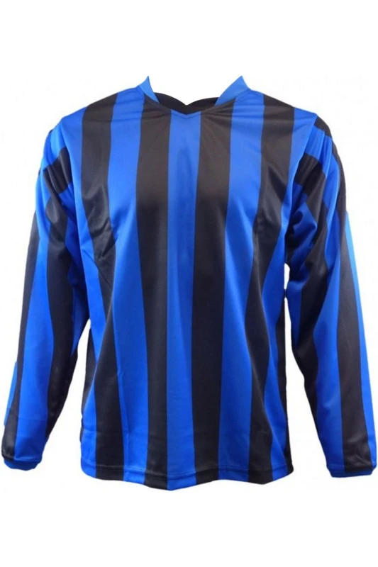 Image of Carta Sport Carta Sport Men Newcastle Vertical Jersey Football Shirt in Bright Blue Size: X-Small Bright Blue XS Male 5063107233196