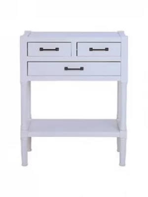 Image of Premier Housewares Heritage 3 Drawer Console Table
