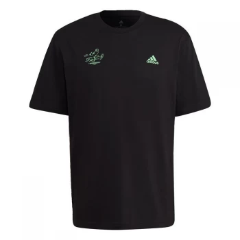 Image of adidas Signature T-Shirt Mens - Black