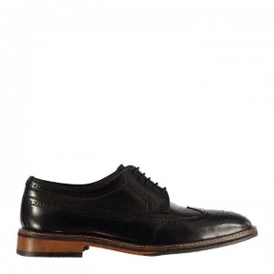 Image of Firetrap Blackseal Hampshire Brogue Shoes - Black