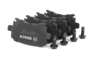 Image of Bosch Brake pad set 0 986 494 649 Brake pads,Brake pad set, disc brake VW,AUDI,SKODA,Golf V Schragheck (1K1),GOLF VI (5K1),SCIROCCO (137, 138)