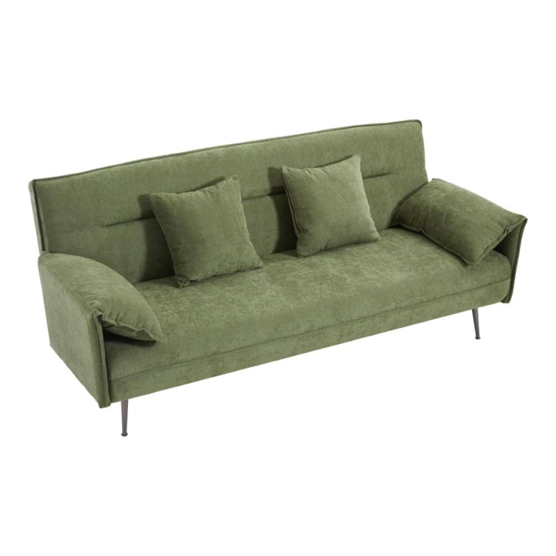 Image of Kabinet UK 3-Seater Contemporary Convertible Sofa Bed Green unisex One size