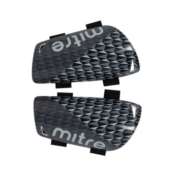 Image of Mitre Dflekta Shin Guards - Grey