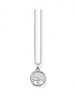 Image of Thomas Sabo Sterling Silver Cubic Zirconia Tree of Life Pendant Necklace, One Colour, Women
