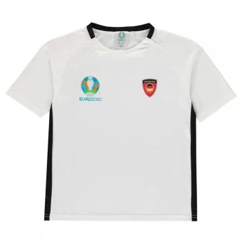 Image of UEFA Euro 2020 Germany Poly Tee Juniors - White